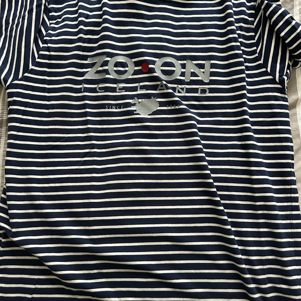 Navy Striped Men's Tee